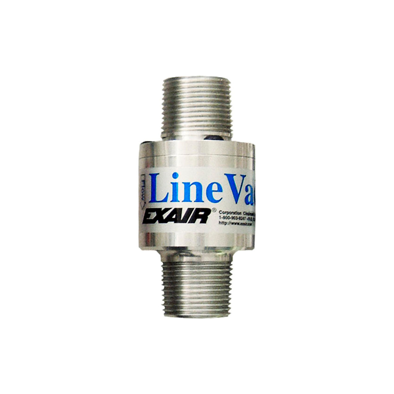 Threaded Line Vac Only, Aluminum, 14.7 CFM, 1" NPT