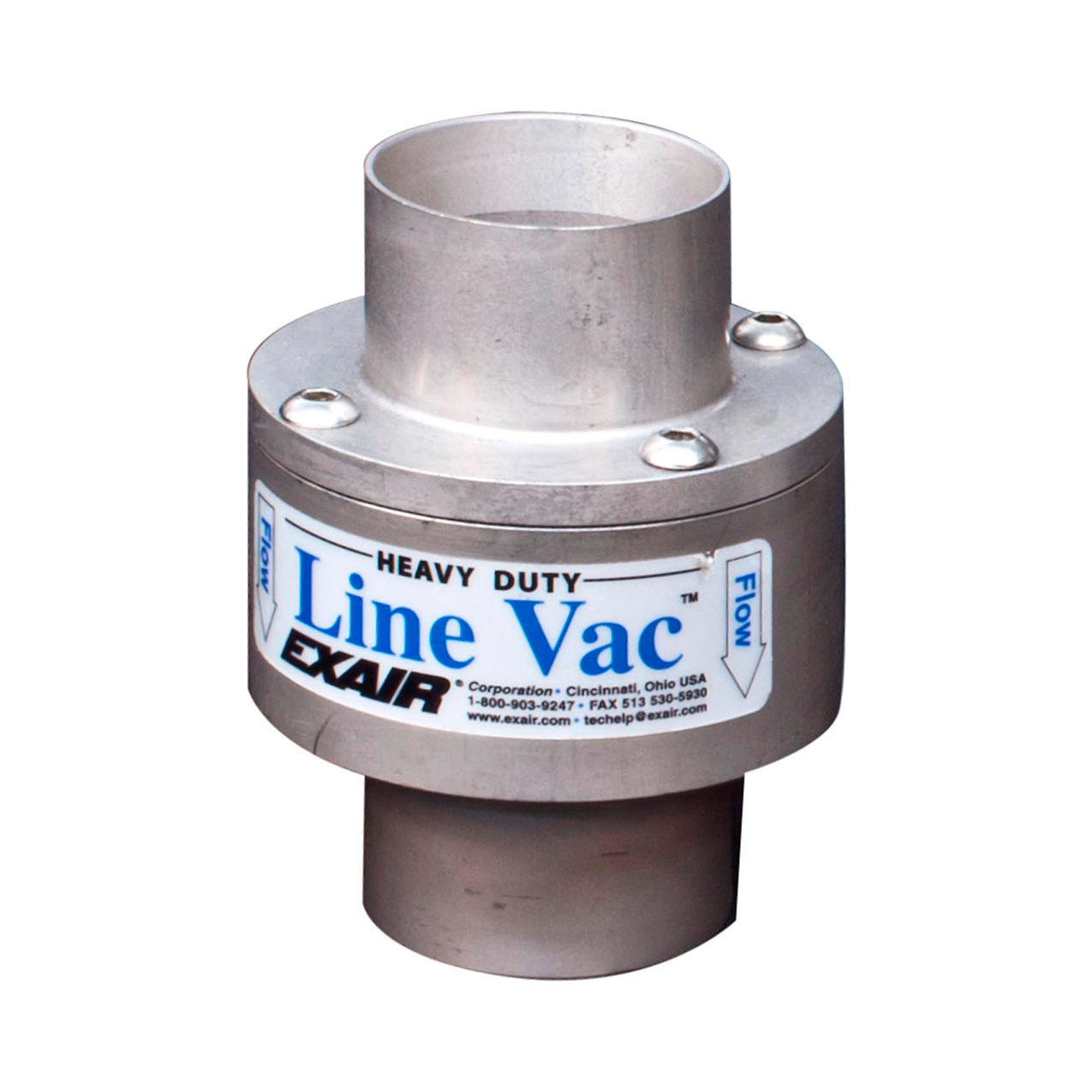 Heavy Duty Line Vac, Hardened Alloy, 75 CFM, 2" Hose