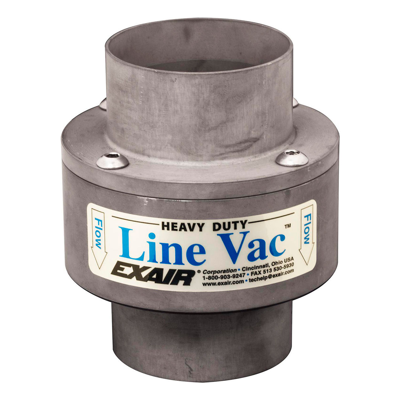 Heavy Duty Line Vac, Hardened Alloy, 108 CFM, 3" Hose