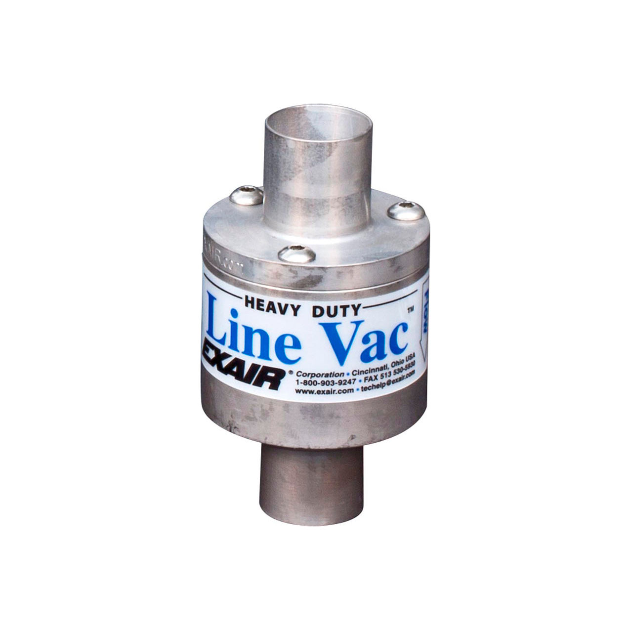 Heavy Duty Line Vac, Hardened Alloy, 35 CFM, 1" Hose