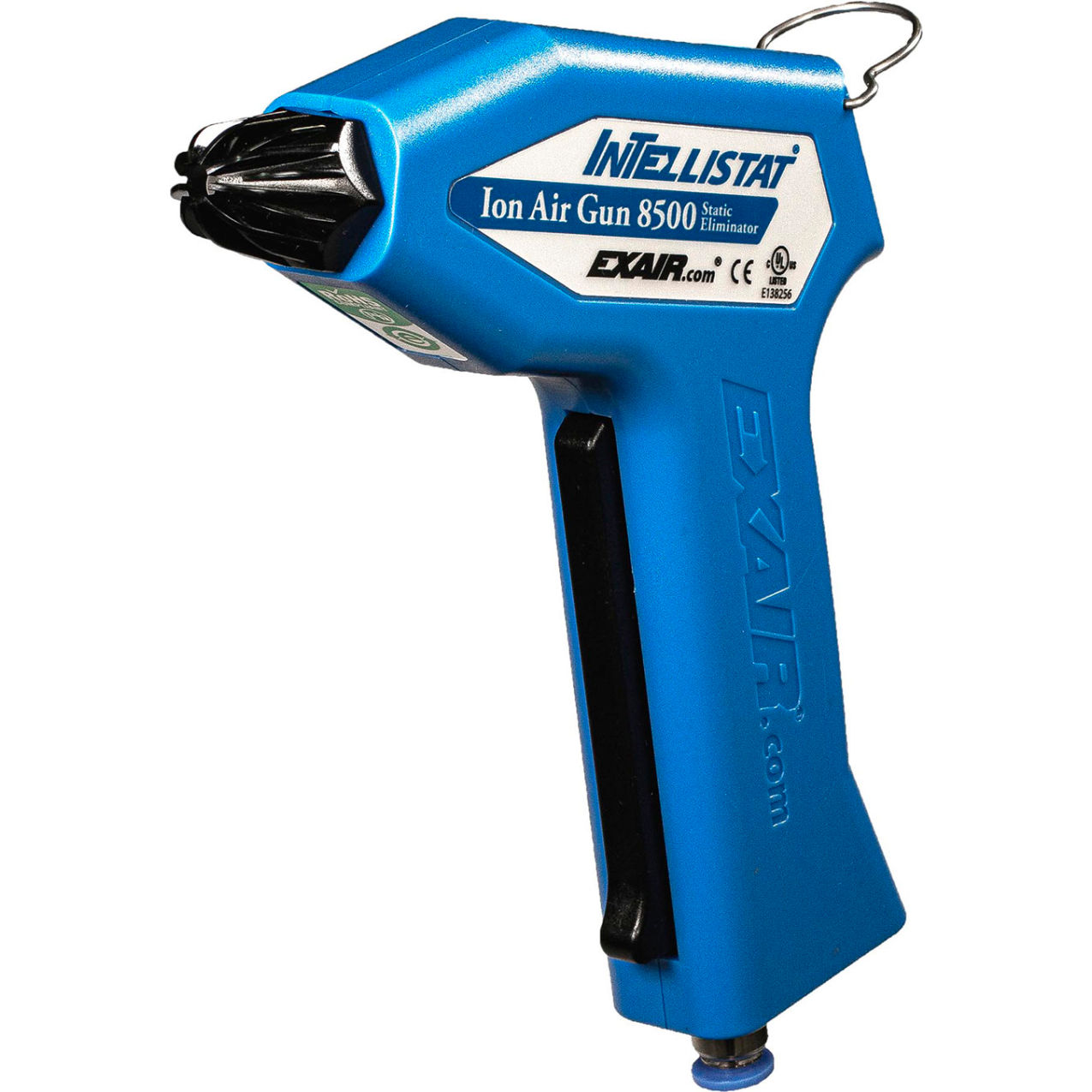 Intellistat Ion Air Gun, 24 VDC, 1/4" NPT Air Inlet, Blue