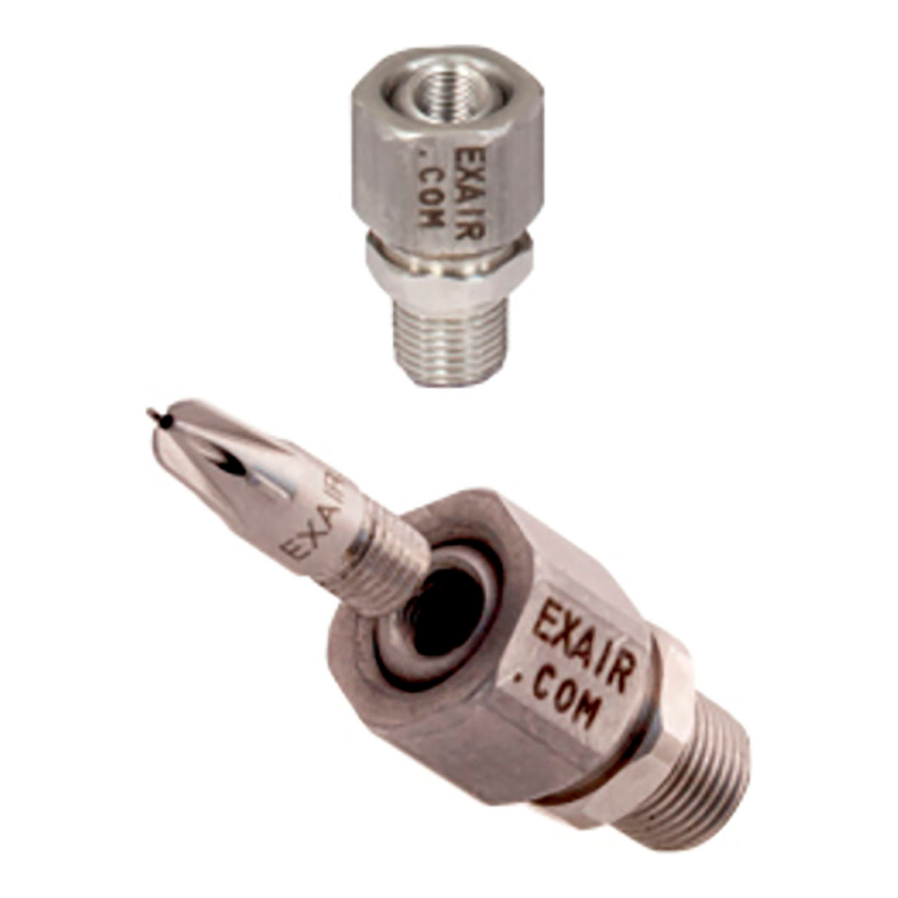 Nano Nozzle Swivel, M6 x 3/4 x 1/8 NPT Male (Used with 1110SS & 1110-PEEK)