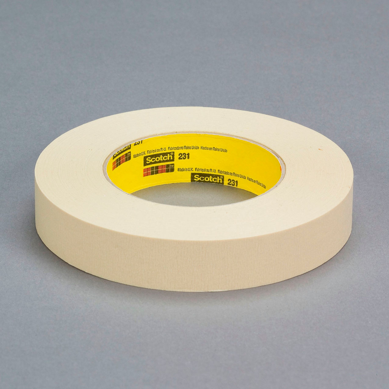 Paint Masking Tape, 7.6 Mil, 1-7/8"W x 60 Yards, Tan