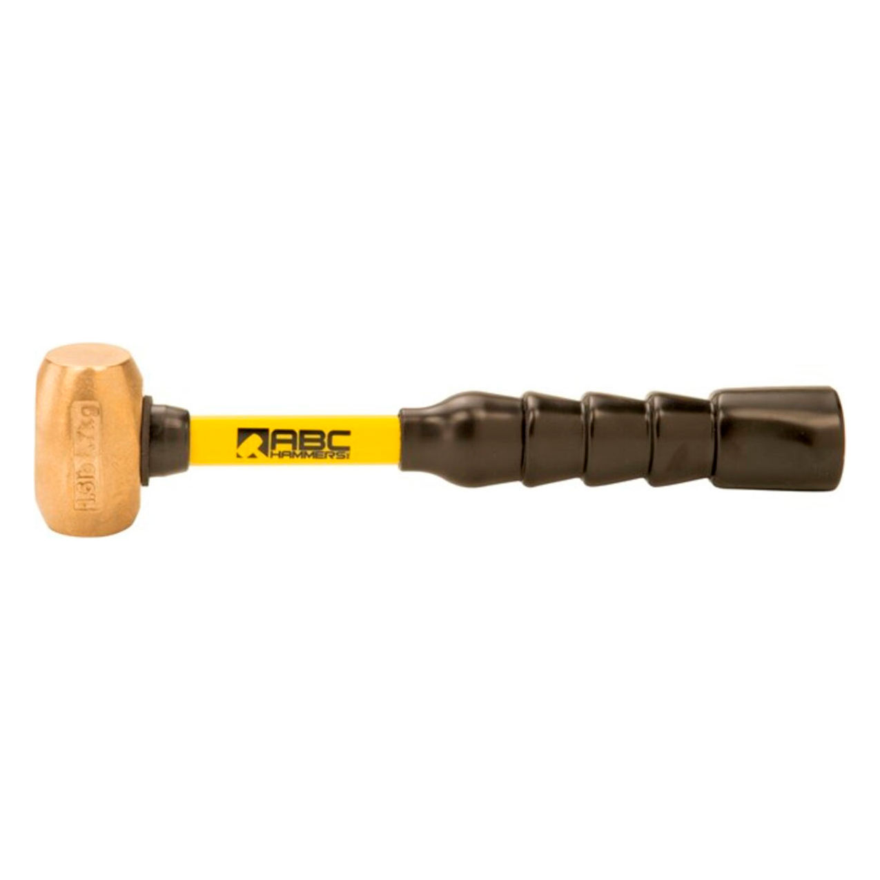 1.5 lb. Non-Sparking Brass Hammer, 10-1/2" Fiberglass Handle