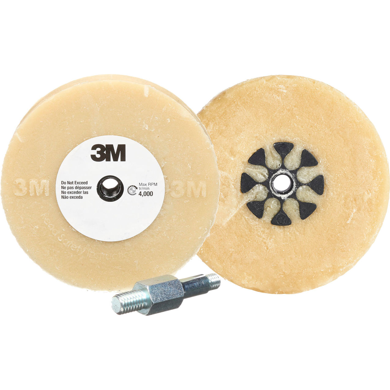 Stripe Off Wheel with Mandrel, 4" x 5/8"