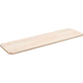 Hardwood Deck Overlay for Wire Shelving, 72"W x 14"D x 1"H