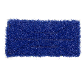 Square Scrub Doodle Scrub 4-3/4" x 10" Tile and Grout Pad, 3D Scrub, Blue