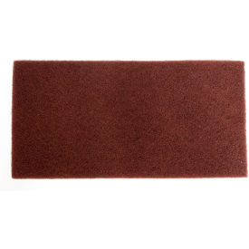 Square Scrub Doodle Scrub 5-1/4" x 10-1/4" SQP Pad, Brown, Pack of 60