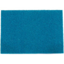 Square Scrub Pivot 28" x 14" Driver Pad, Blue, Pack of 5