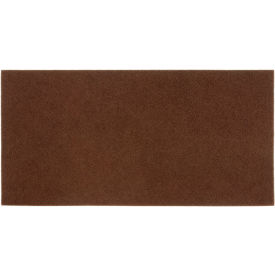 Square Scrub Pivot 20" x 14" SHO Pad, Brown, Pack of 5