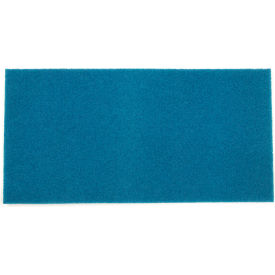 Square Scrub Pivot 28" x 14" Driver Pad, Blue, Pack of 5