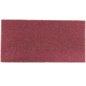Square Scrub Pivot 28" x 14" SHO Pad, Red, Pack of 5