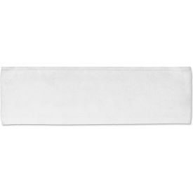 Square Scrub Doodle Mop 18" x 5" Disposable Microfiber Pad, White, Pack of 240