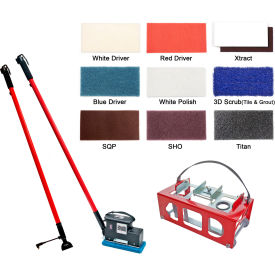 Scrub+ Deluxe Kit with Battery, 10" Cleaning Path