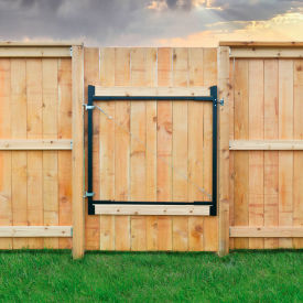 2-Rail Full-Frame Gate Kit, Consumer Series, 34" - 70"W x 45"H, Black