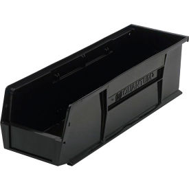 Recycled Polypropylene Ultra Hang & Stack Bin, 18"L x 5-1/2"W x 5"H, Black