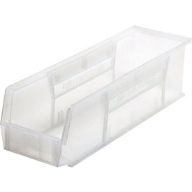Polypropylene Ultra Hang & Stack Bin, 18"L x 5-1/2"W x 5"H, Clear
