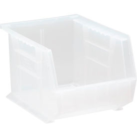 Polypropylene Ultra Hang & Stack Bin, 10-3/4"L x 8-1/4"W x 7"H, Clear