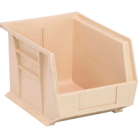 Polypropylene Ultra Hang & Stack Bin, 10-3/4"L x 8-1/4"W x 7"H, Ivory