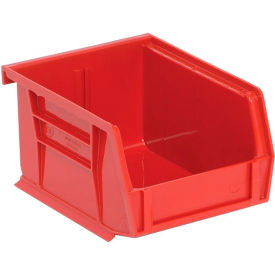 Polypropylene Ultra Hang & Stack Bin, 5-3/8"L x 4-1/8"W x 3"H, Red