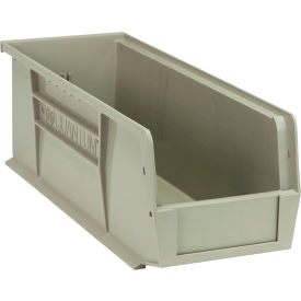 Polypropylene Ultra Hang & Stack Bin, 14-3/4"L x 5-1/2"W x 5"H, Stone