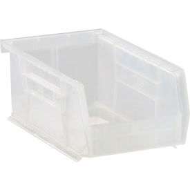 Polypropylene Ultra Hang & Stack Bin, 7-3/8"L x 4-1/8"W x 3"H, Clear
