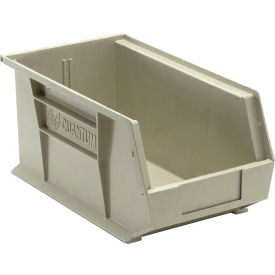 Polypropylene Ultra Hang & Stack Bin, 14-3/4"L x 8-1/4"W x 7"H, Stone
