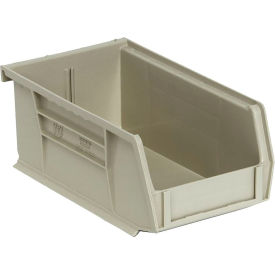 Polypropylene Ultra Hang & Stack Bin, 7-3/8"L x 4-1/8"W x 3"H, Stone