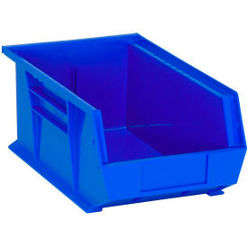 Polypropylene Ultra Hang & Stack Bin, 13-5/8"L x 8-1/4"W x 6"H, Blue
