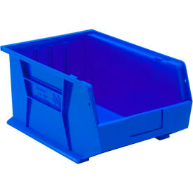 Polypropylene Ultra Hang & Stack Bin, 16"L x 11"W x 8"H, Blue