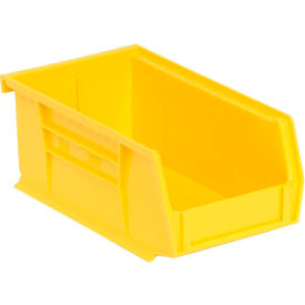 Polypropylene Ultra Hang & Stack Bin, 7-3/8"L x 4-1/8"W x 3"H, Yellow