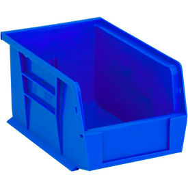 Polypropylene Ultra Hang & Stack Bin, 9-1/4"L x 6"W x 5"H, Blue