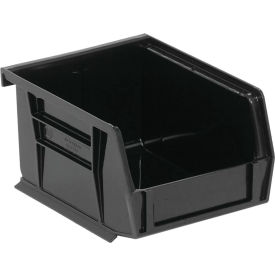 Polypropylene Ultra Hang & Stack Bin, 5-3/8"L x 4-1/8"W x 3"H, Black