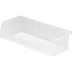 Polypropylene Ultra Hang & Stack Bin, 5-3/8"L x 11"W x 3"H, Clear