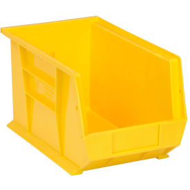 Polypropylene Ultra Hang & Stack Bin, 13-5/8"L x 8-1/4"W x 8"H, Yellow
