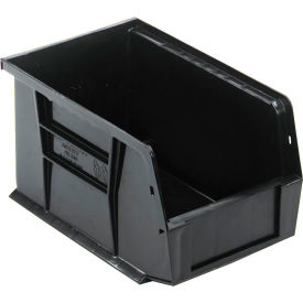 Recycled Polypropylene Ultra Hang & Stack Bin, 9-1/4"L x 6"W x 5"H, Black