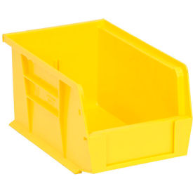 Polypropylene Ultra Hang & Stack Bin, 9-1/4"L x 6"W x 5"H, Yellow