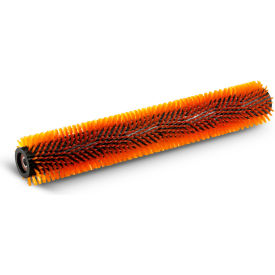 Roller Brush, High/Low Bristles, 25", Orange