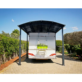 Arcadia Alpine 12' x 14' Carport, Gray