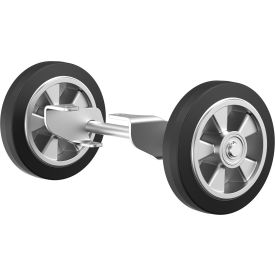 Powershift Metal Rammer Wheel Kit, Silver/Black