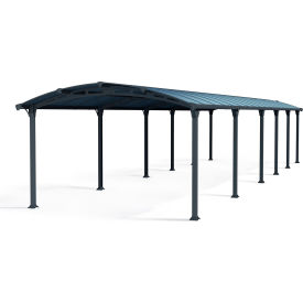 Canopia Arcadia 12' x 42' Carport, Gray