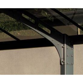 Canopia Arizona Breeze Double Carport Arch-Style, Gray/Solar Gray