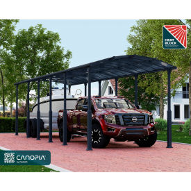 Canopia Arcadia Alpine 12' x 42' Carport, Gray