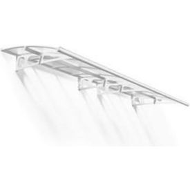 Canopia Bordeaux 15' x 5' Awning, White/Diffused Clear