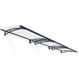 Aquila 4500 15' x 3' Awning, Gray/Clear