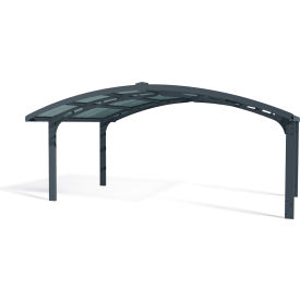 Canopia Arizona Wave Double Carport Arch-Style, Gray/Solar Gray