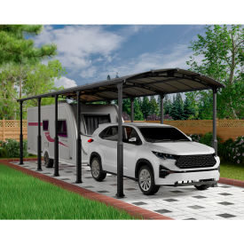Arcadia Alpine 12' x 35' Carport, Gray