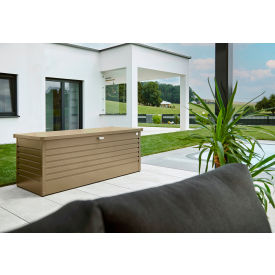 Galvanized Steel Leisure Time Deck Box, 210 Gallon Capacity, Bronze