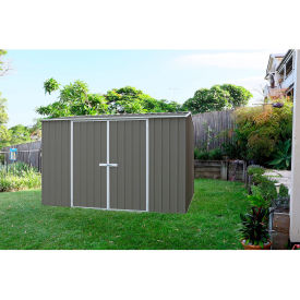 Premier Metal Storage Shed, 10' x 7', Woodland Gray