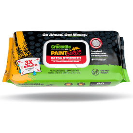 PaintSCRUB Extra Strength Cleaning Wipes, Unscented, 60 Wipes/Pack